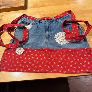 Upcycled Denim Apron
